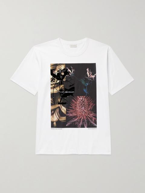 Printed Cotton-Jersey T-Shirt White