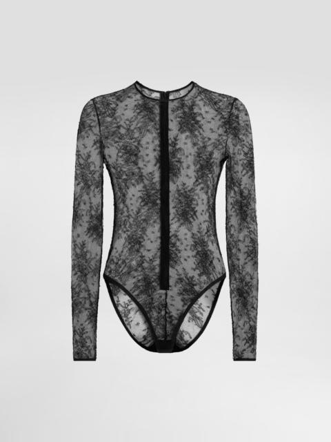 Chantilly lace bodysuit