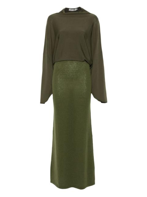 long sleeve maxi dress