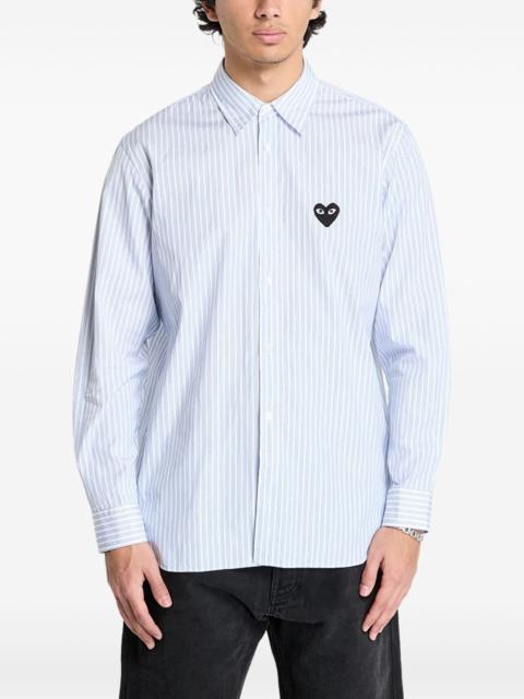 Black Heart Striped shirt