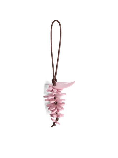 Pine Cone looped-strap charm