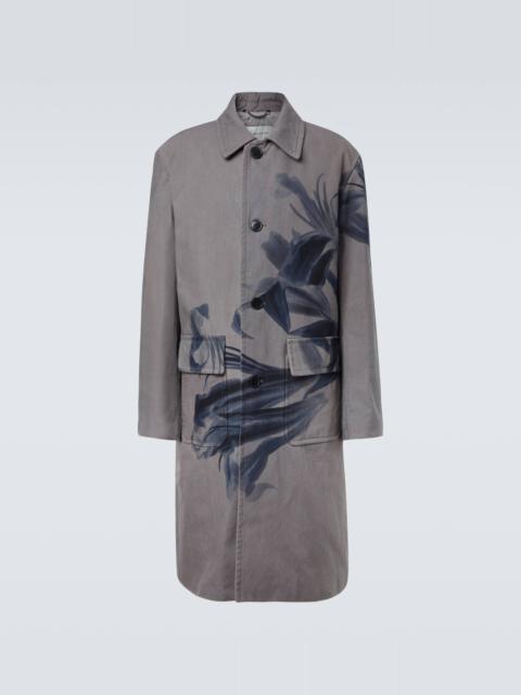 Randale floral cotton trench coat