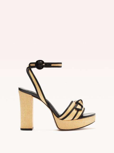 GROSGRAIN RAFFIA PLATFORM