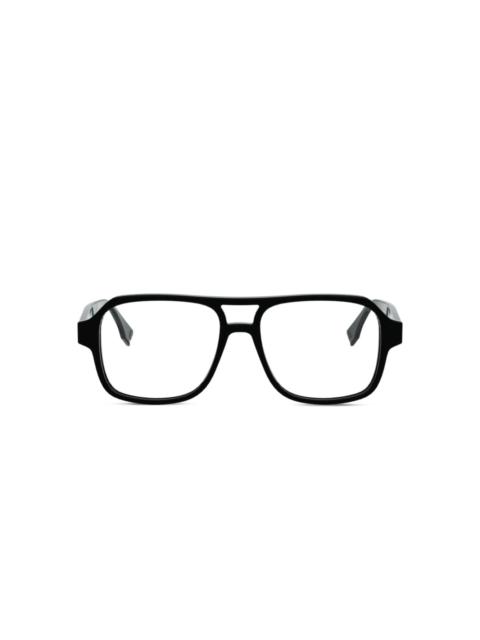 square-frame glasses