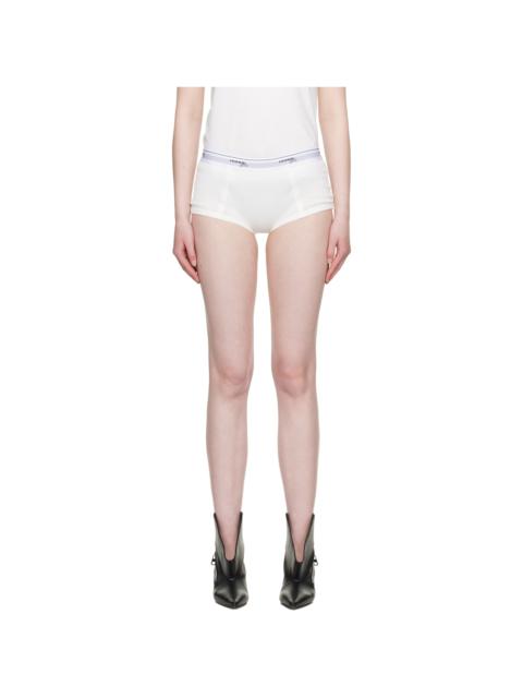Off-White Ribbed Jersey Boy Briefs