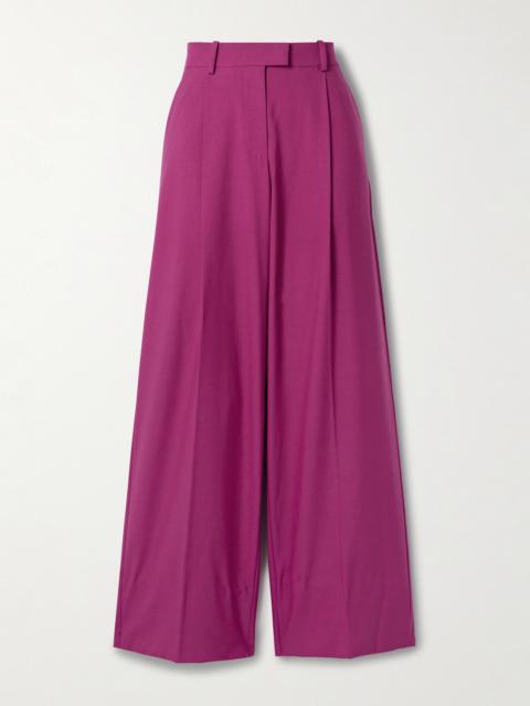 Wool-blend Wide-leg Pants
