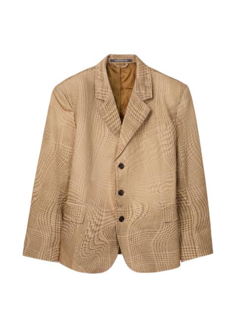 check button blazer