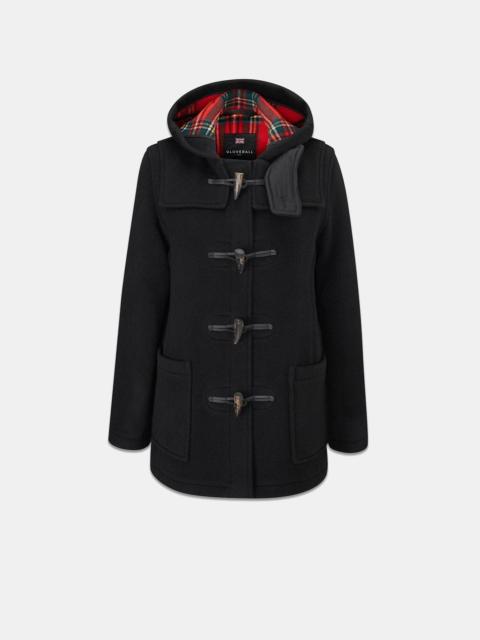 Women's Short Slim Fit Freda Duffle Coat Black Royal Stewart