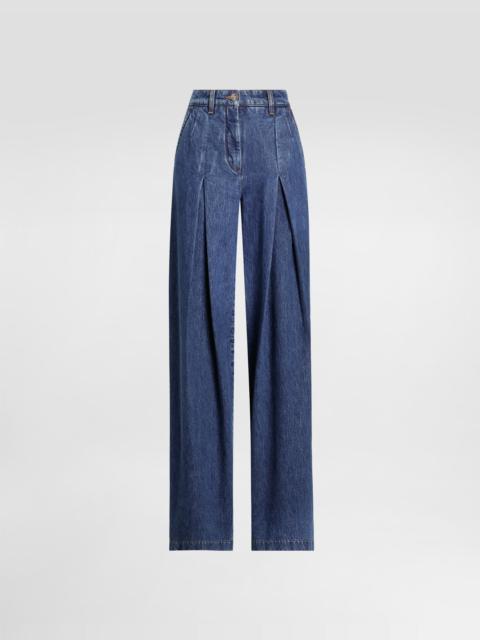 5-pocket denim trousers