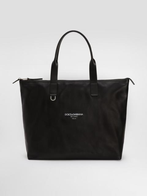 Medium calfskin shopper