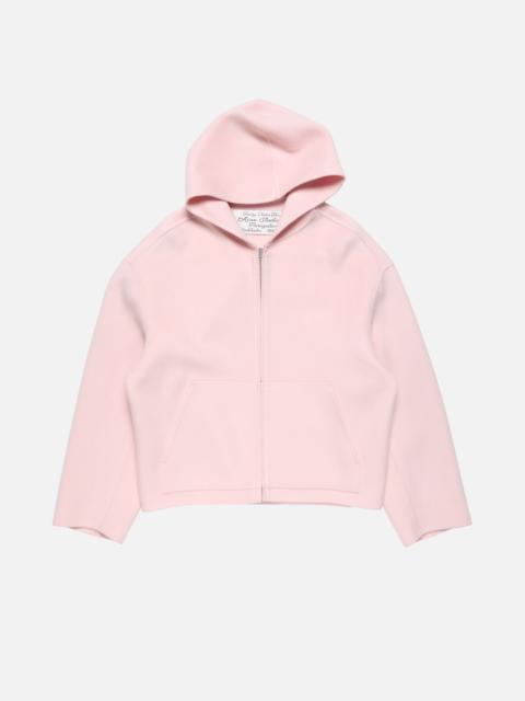 Cashmere hooded jacket - Baby pink