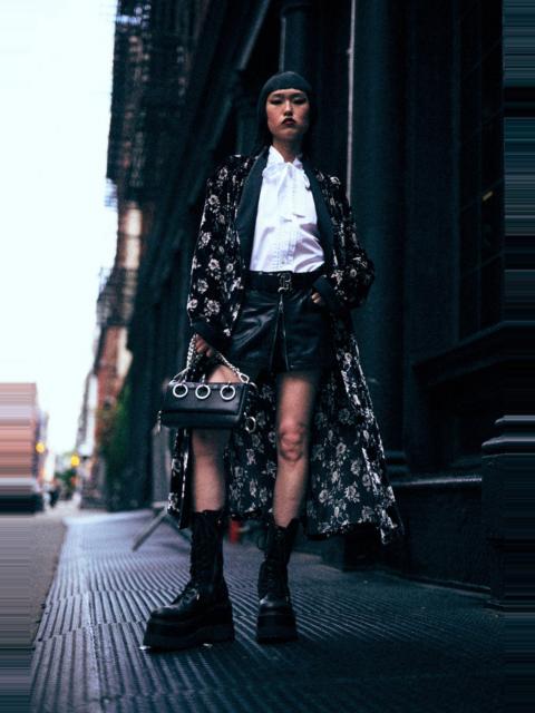 SMOKING ROBE W/PIPING