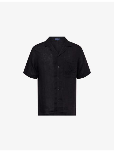 Alves Linen Short-Sleeve Shirt