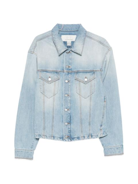 flap-pocket denim jacket