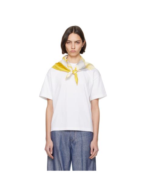 White Pima Cotton Scarf T-shirt