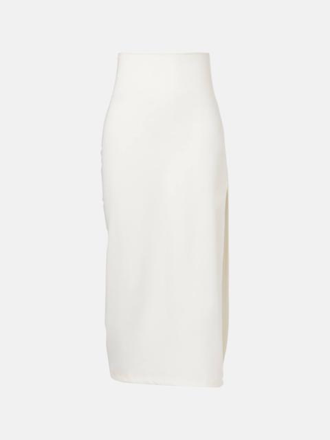 Rio jersey midi skirt