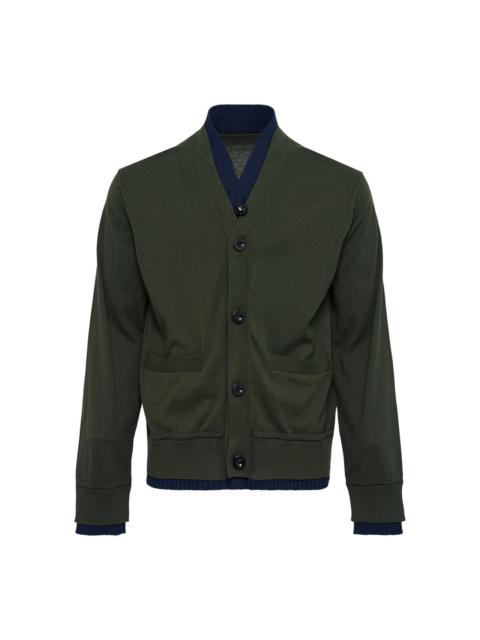 Cotton Cashmere Knit Cardigan