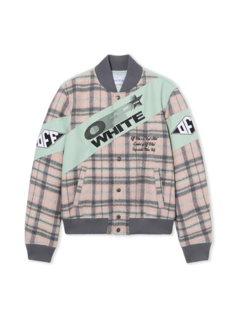 Royal Check Varsity Jacket
