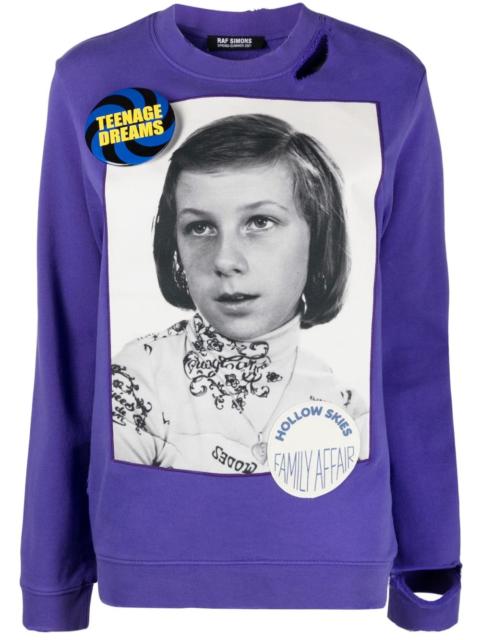 photograph print sweatshirt