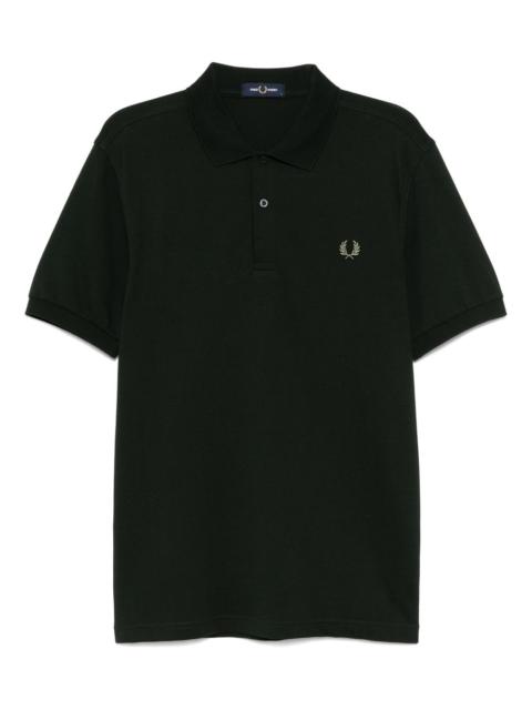 logo-embroidered polo shirt