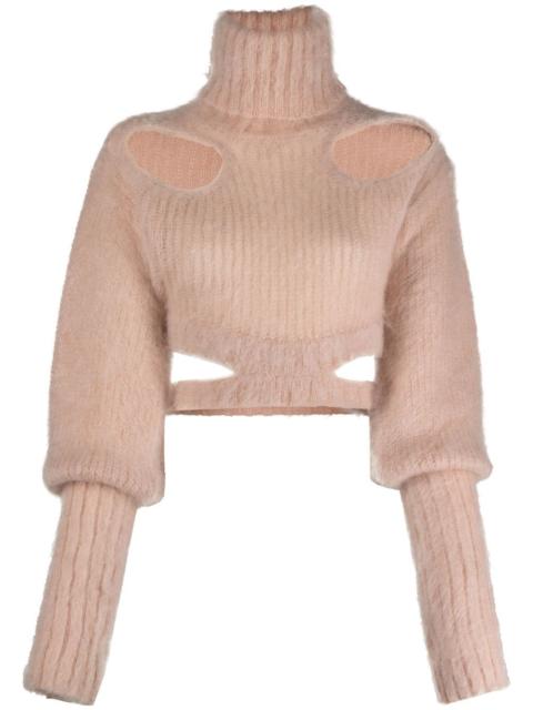 cut-out cropped jumper