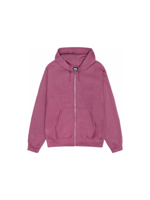 Stussy Beach Roots Zip Hoodie Berry