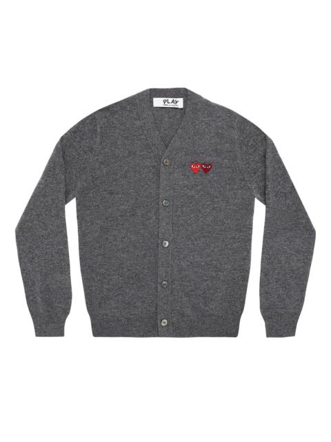 Red And Burgundy Heart Cardigan