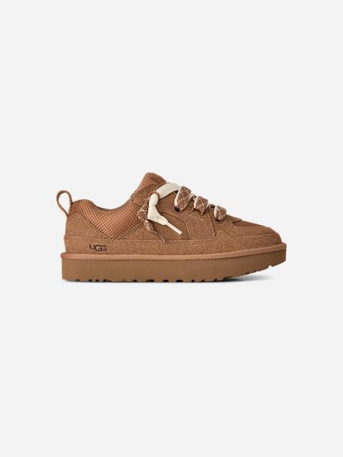 ® Women's Lo Lowmel Suede/Textile/Recycled Materials Shoes in Chestnut