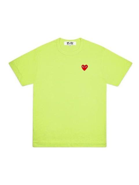 COMME des GARCONS PLAY Pastelle Red Emblem T-Shirt 'Green' AZ-T272-051-2