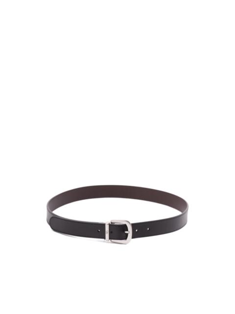 reversible leather belt