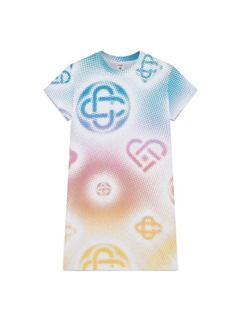 Halftone Logo T-Shirt Dress