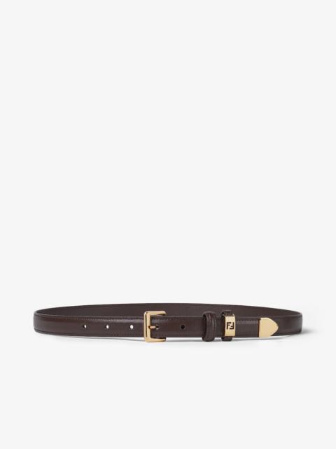 Forever Fendi Belt Dark brown leather belt