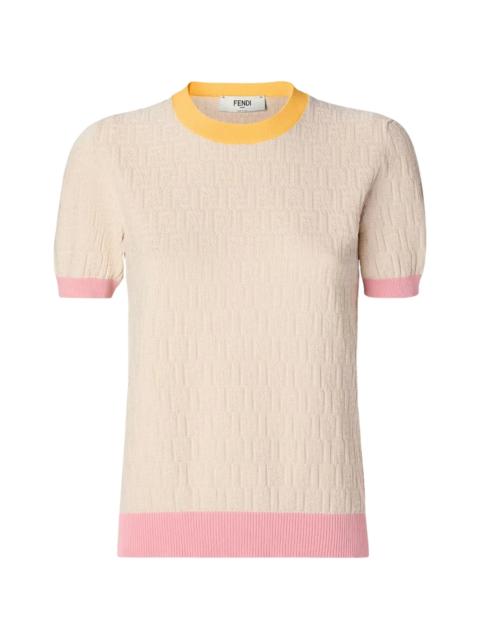 Fendi Textured T-shirt