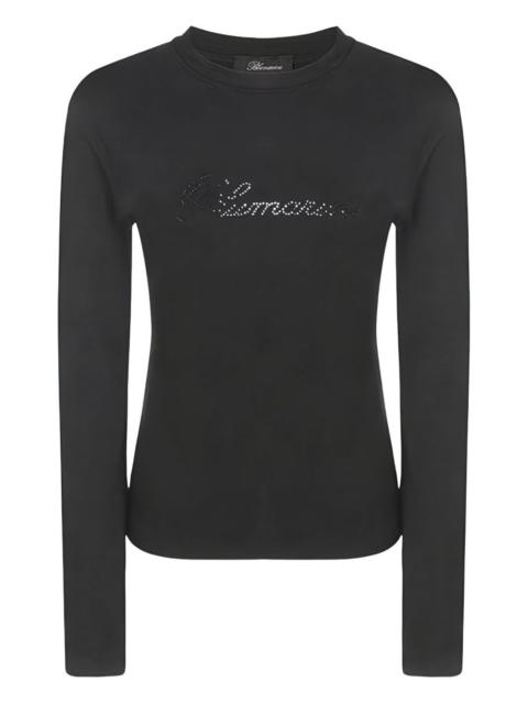 embellished-logo T-shirt