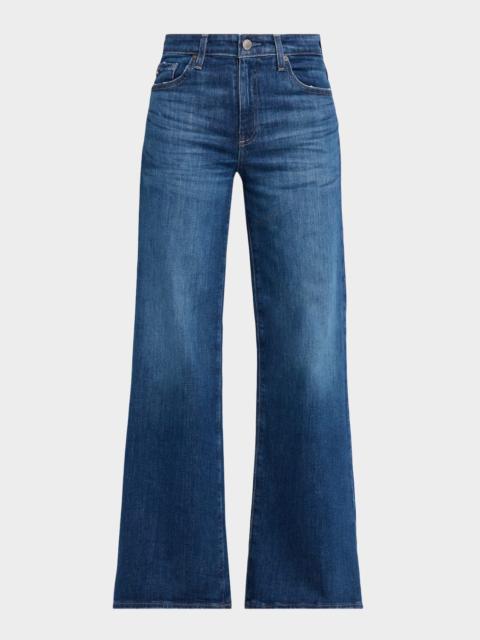 Saige Mid-Rise Wide-Leg Jeans