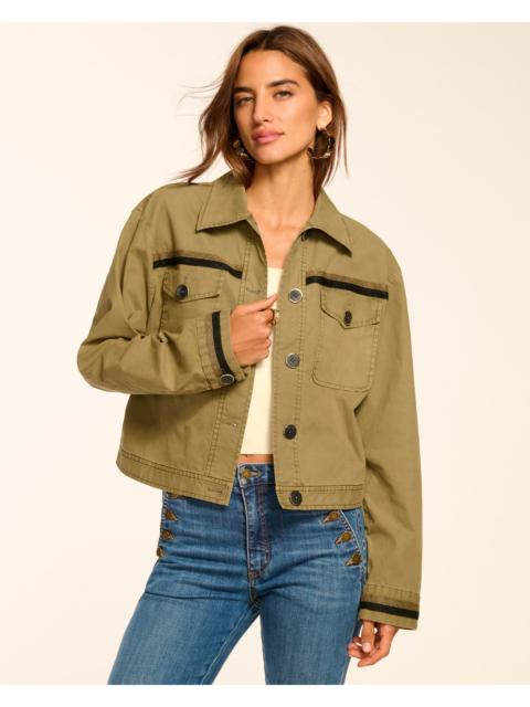 Nikola Canvas Button Down Jacket