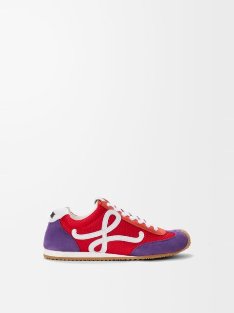 Ballet Runner 2.0 in suede and mesh