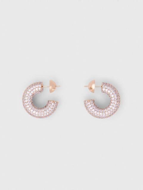 Rhinestone earrings