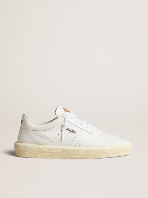 Women's Tenth Star in white leather