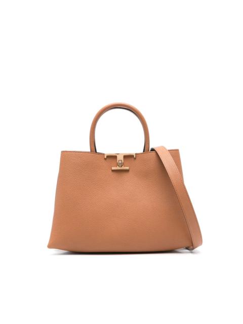 T Timeless leather tote bag
