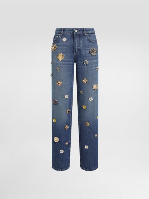 5-pocket denim trousers