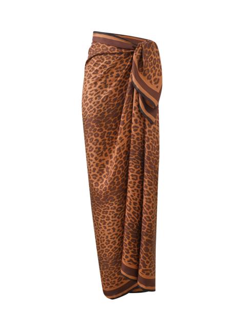 PRINTED SILK MAXI SQUARE