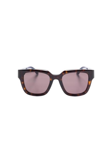 square-frame sunglasses