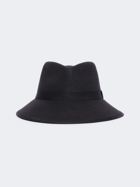 Wool felt hat - MIDNIGHTBLUE