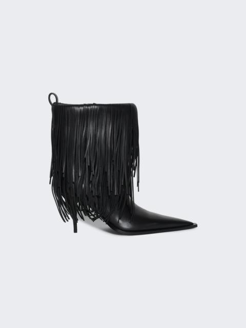 Fringe Bootie Black
