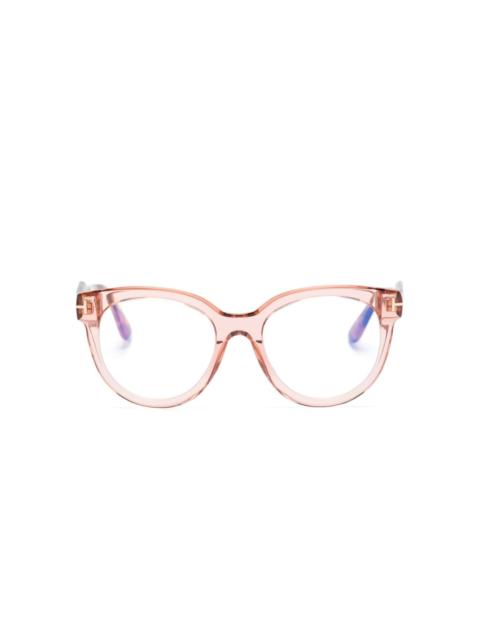 butterfly-frame glasses