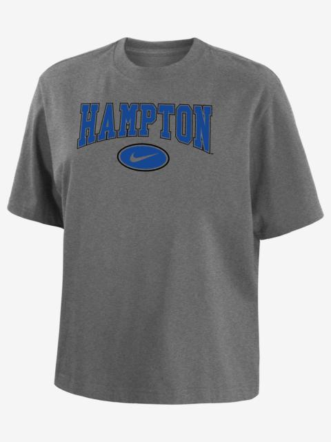 Hampton Women's Nike College Boxy T-Shirt