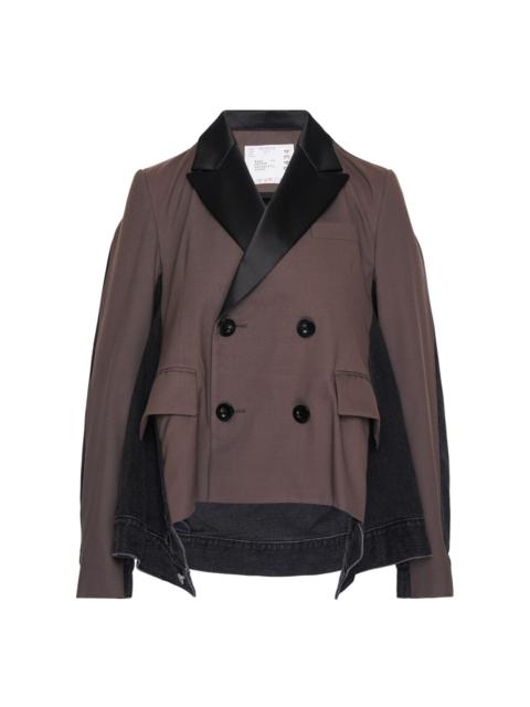 Wool Suiting x Denim Jacket