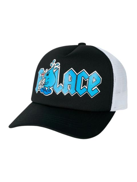 Palace x World Industries Trucker Cap Black