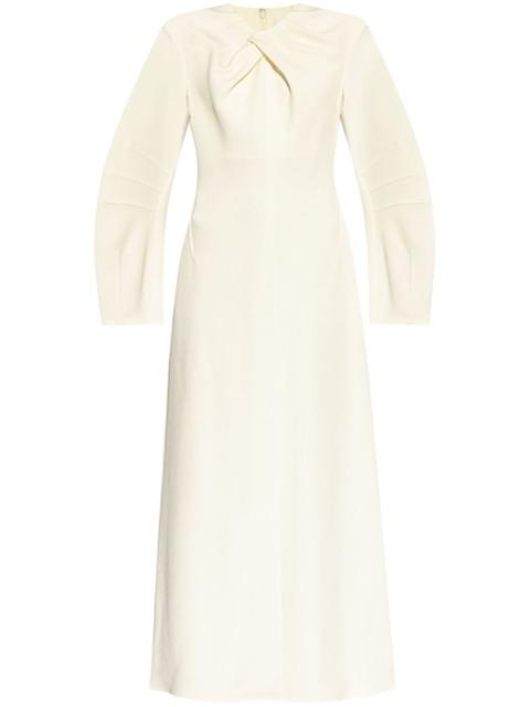 knot-detail maxi dress